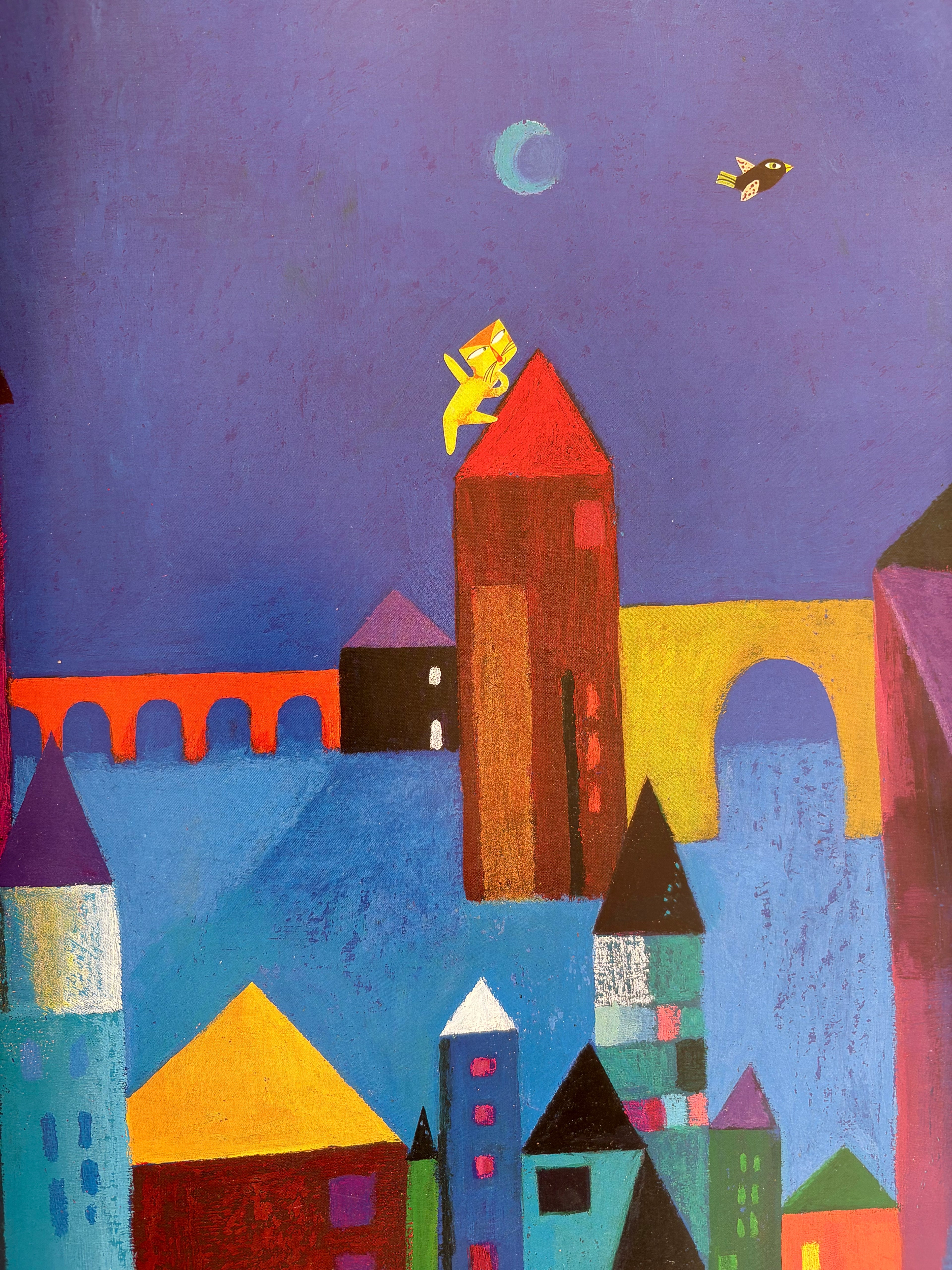 El gato y el pajaro - Géraldine Elschner