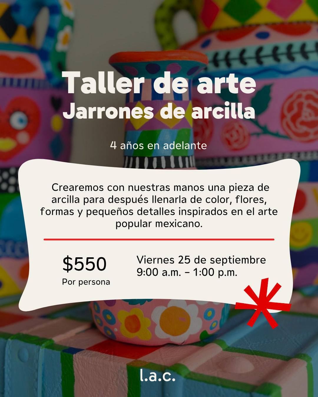 Viernes 25 de septiembre|Jarrones de arcilla