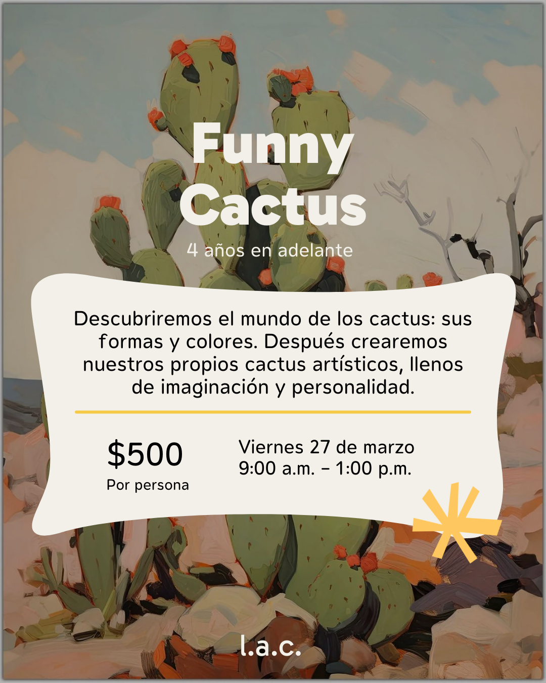 Viernes 27 de Marzo| Funny Cactus